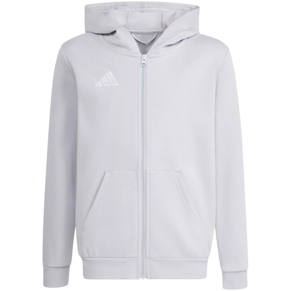 Entrada 26 Full Zip Kinder Kapuzensweater, grau 140