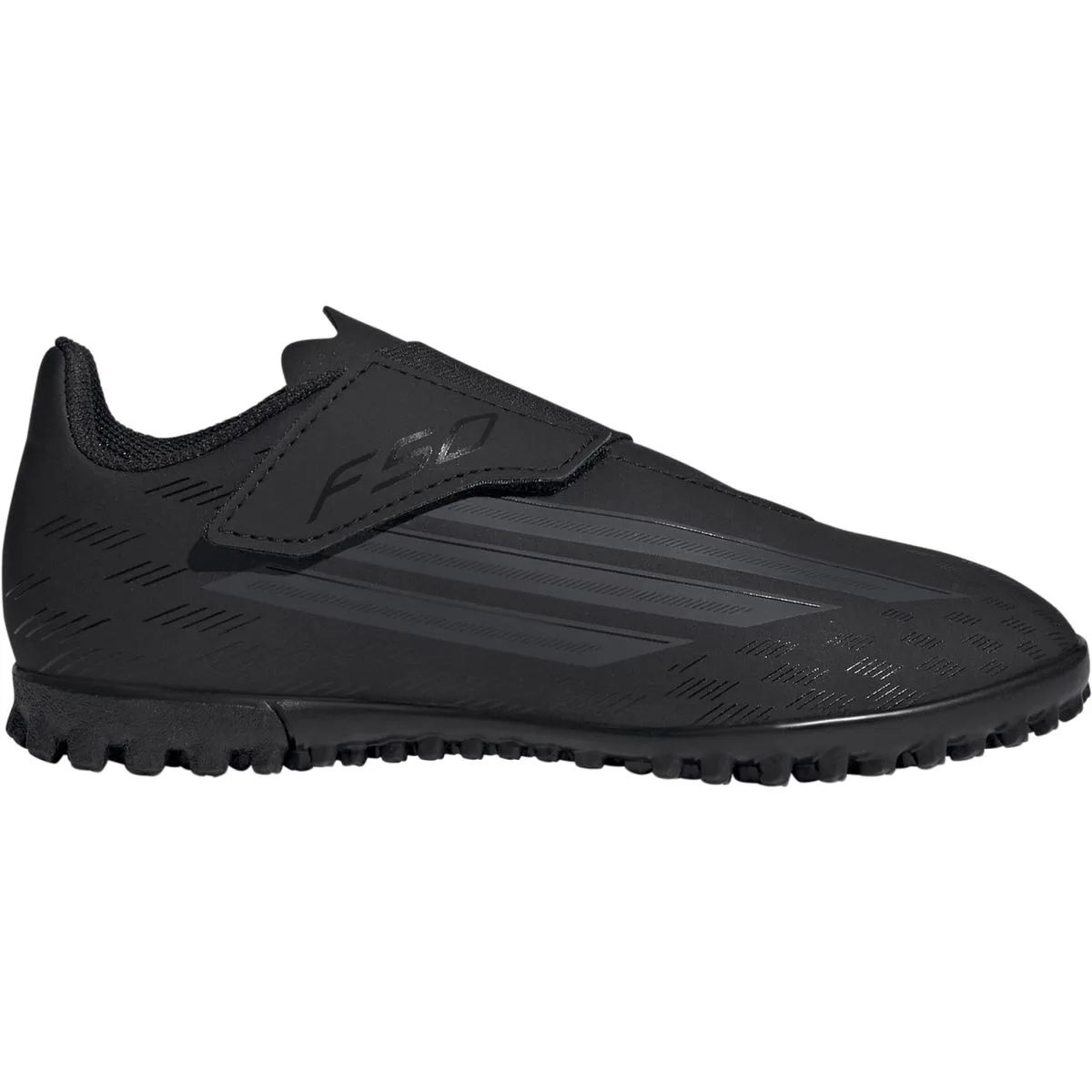 F50 Club Velcro TF Multinockenschuhe, schwarz, Größe 33 33