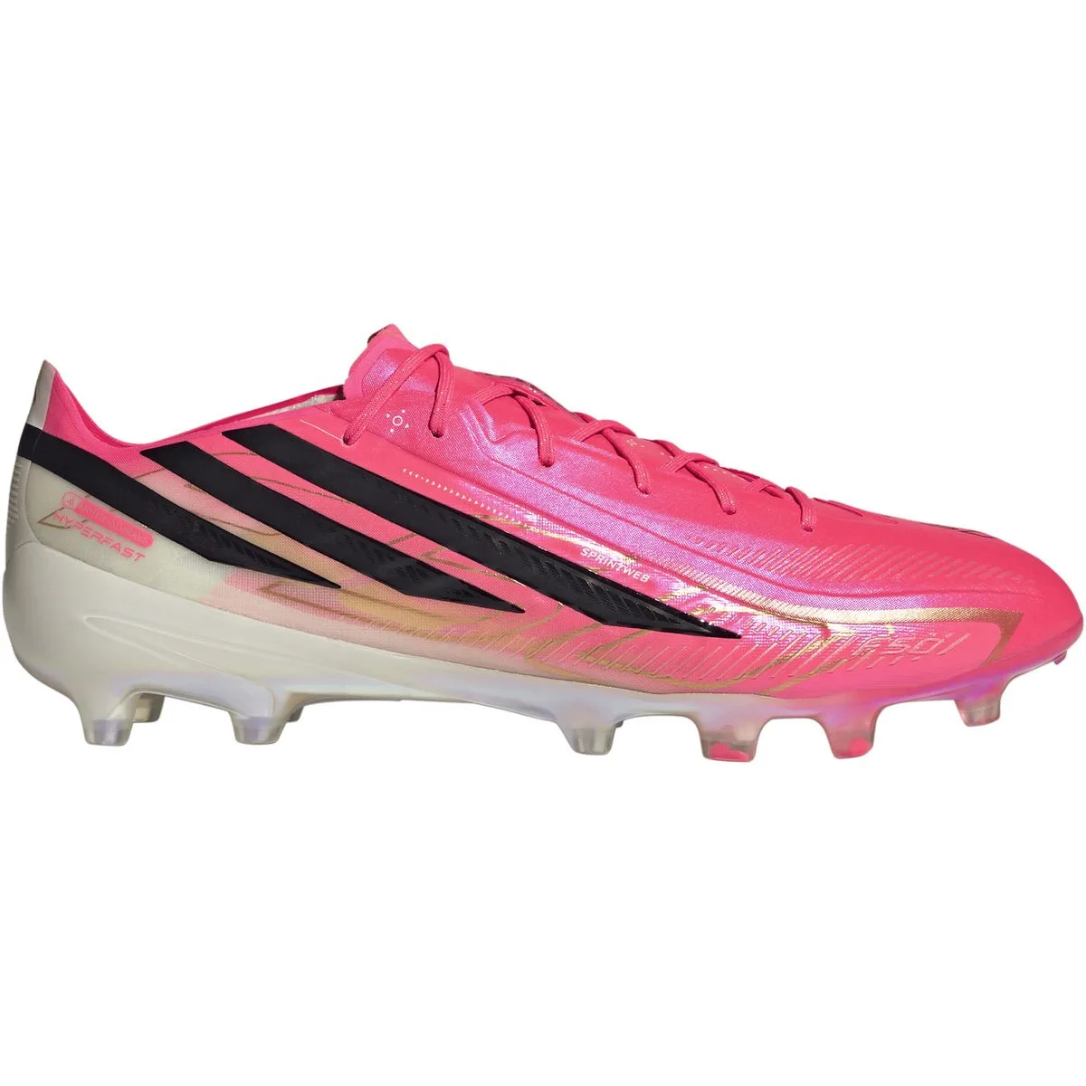 F50 Hyperfast Elite Artificial Ground Soccer Cleats Nockenschuhe, rosa, Größe 42 42
