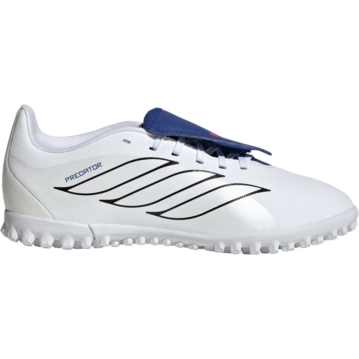 Predator Club Fold-Over Tongue TF Multinockenschuhe, weiß, Größe 38 ⅔ 38 ⅔