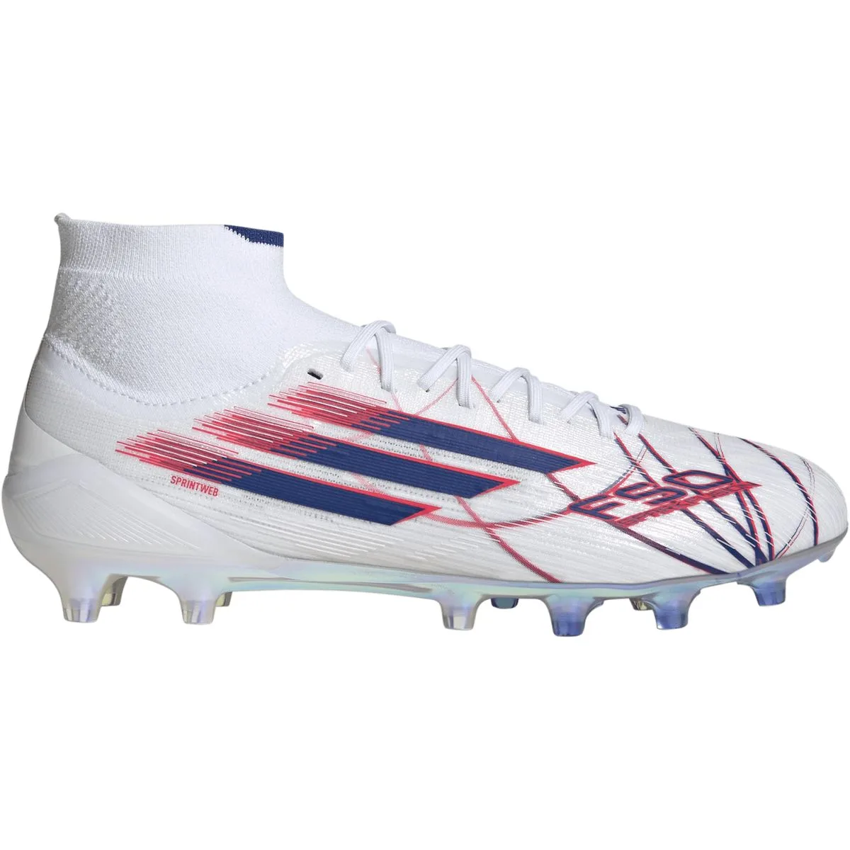 F50 Sparkfusion Elite FG/AG Damen Nockenschuhe, weiß, Größe 42 ⅔ 42 ⅔