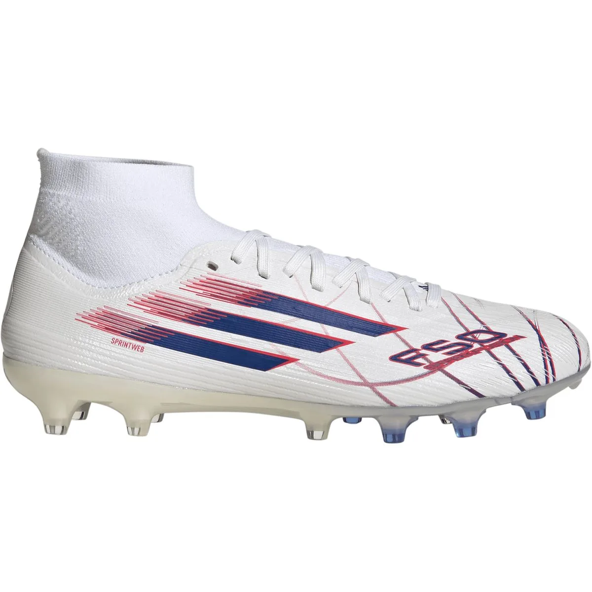 F50 Sparkfusion Pro FG/AG Damen Nockenschuhe, weiß, Größe 46 ⅔ 46 ⅔