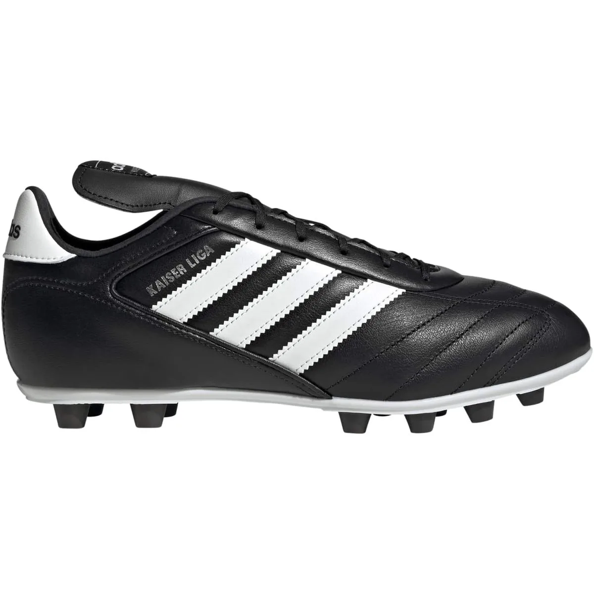 Kaiser Liga 2 Firm Ground Football Herren Nockenschuhe, schwarz, Größe 46 46