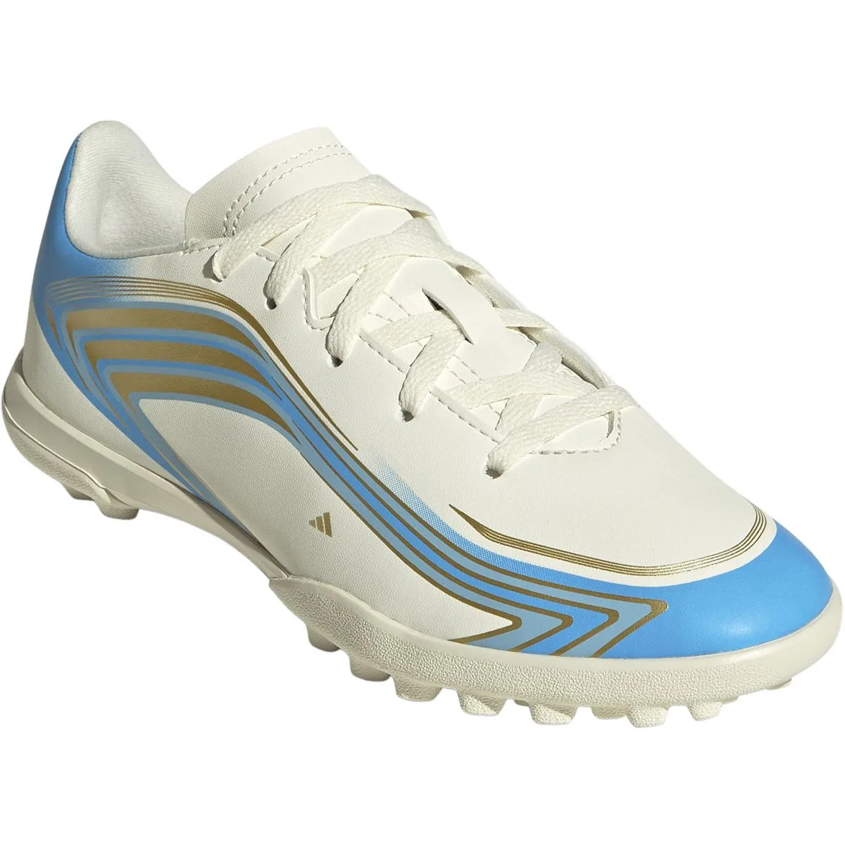F50 Messi Club Turf Socer Cleats Kinder Multinockenschuhe, braun, Größe 37 ⅓ 37 ⅓