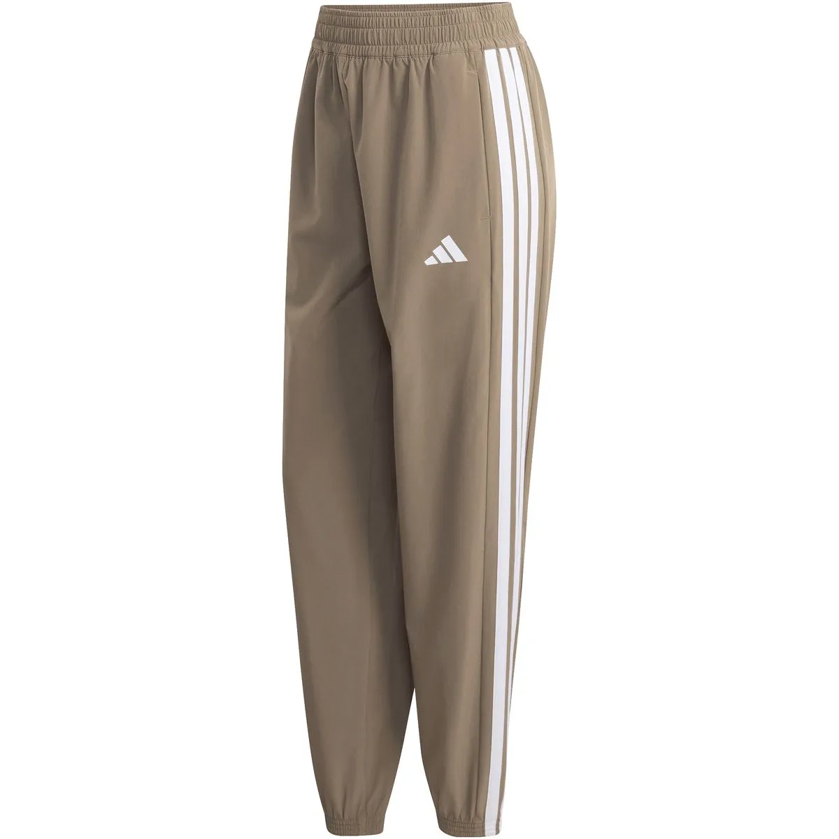 Train Essentials 3-Streifen Woven Damen Trainingshose, braun M