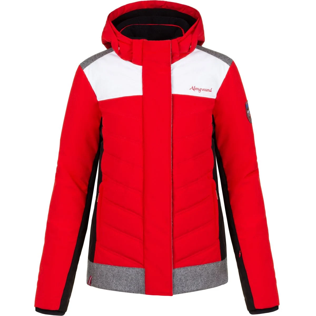 Almgwand 1928 Itonskopf OP Damen Skijacke, rot