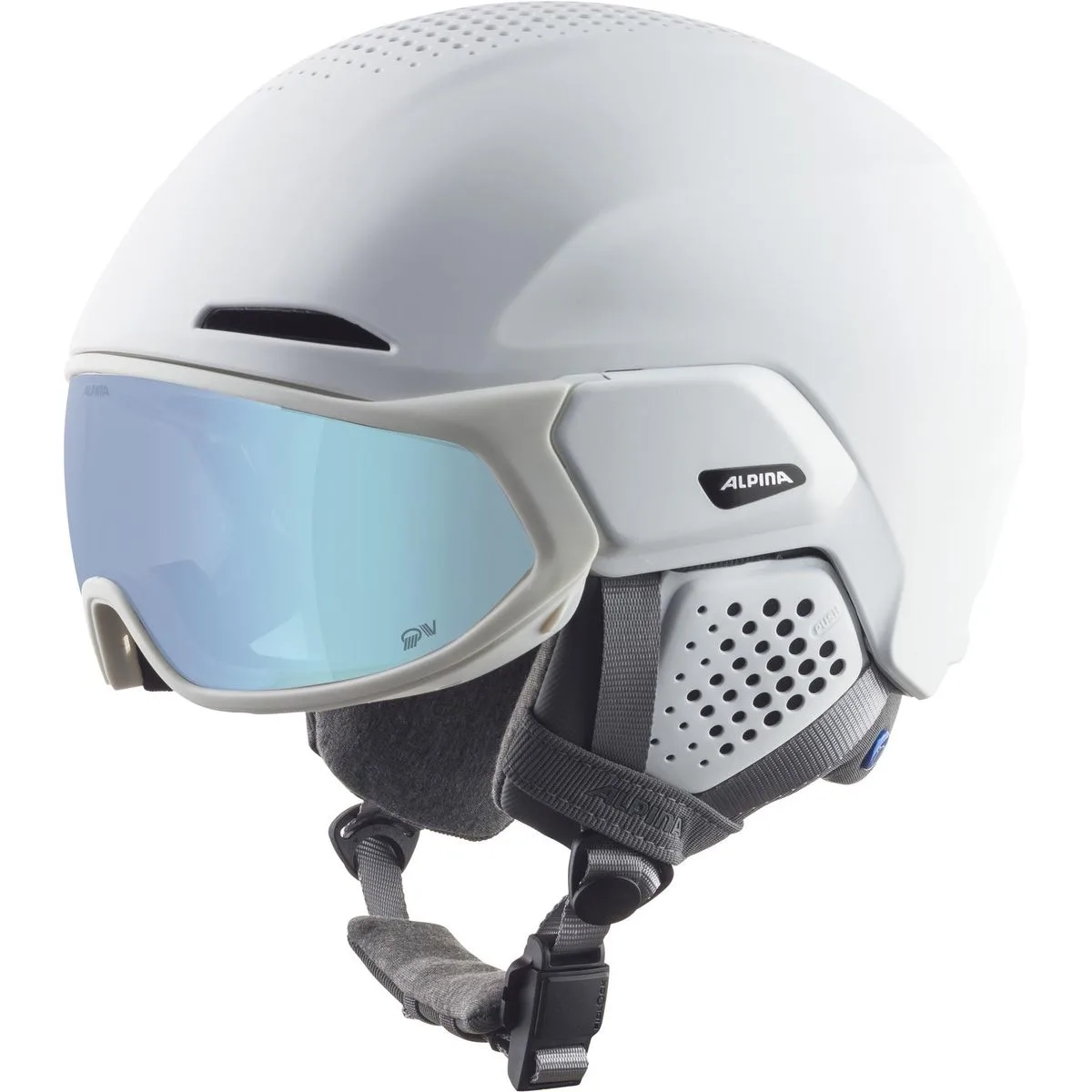 Alpina Alto QV Helm, weiß 51-55
