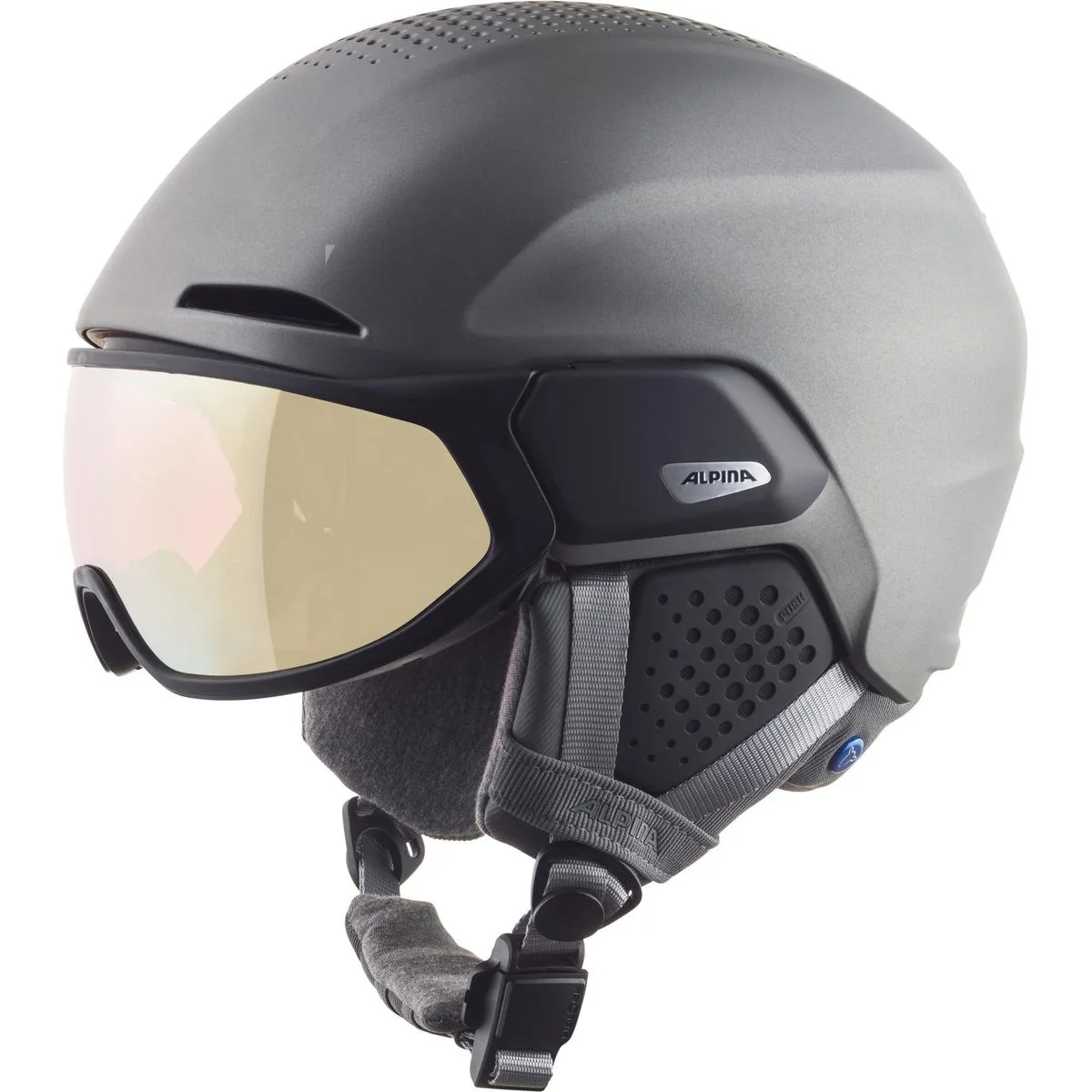 Alpina Alto QV Helm, grau 55-59