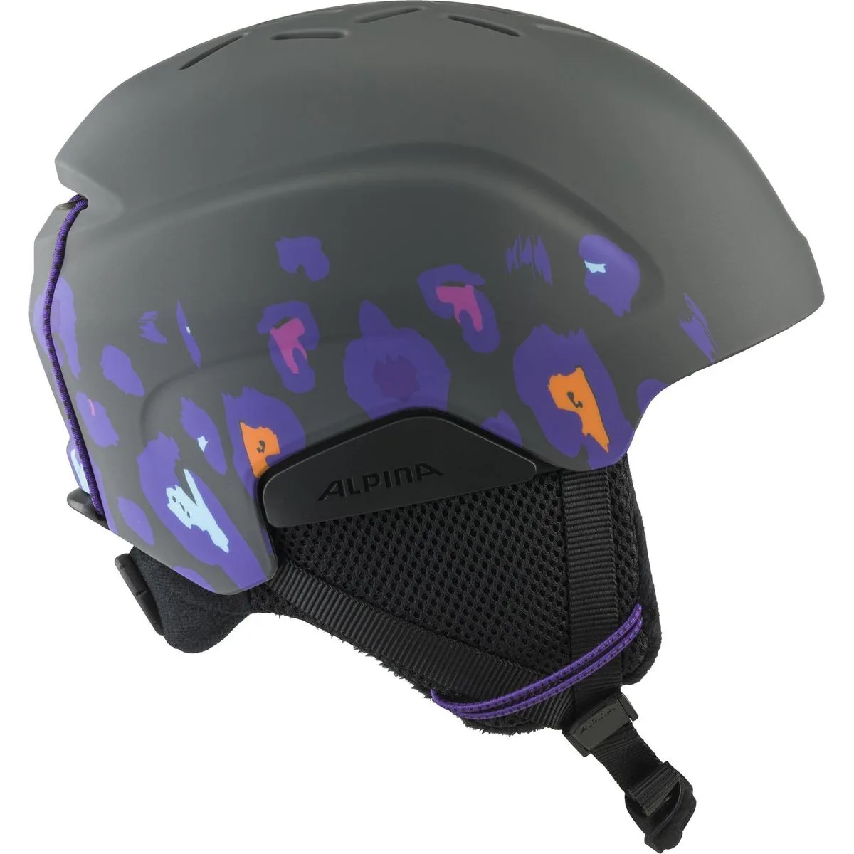 Alpina Pizi Kinder Helm, grau 46-51