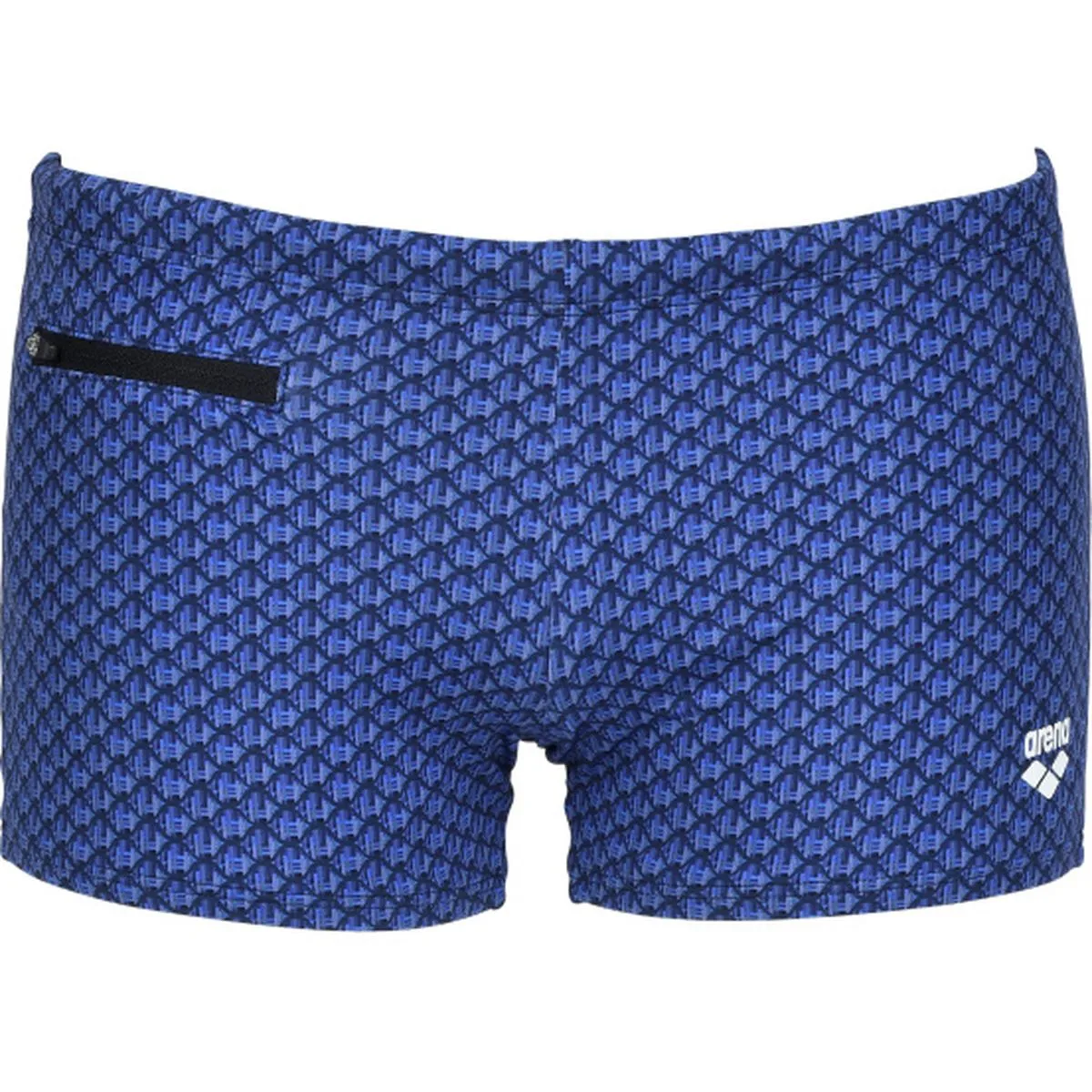 Arena Printed Checks Herren Badehose, blau