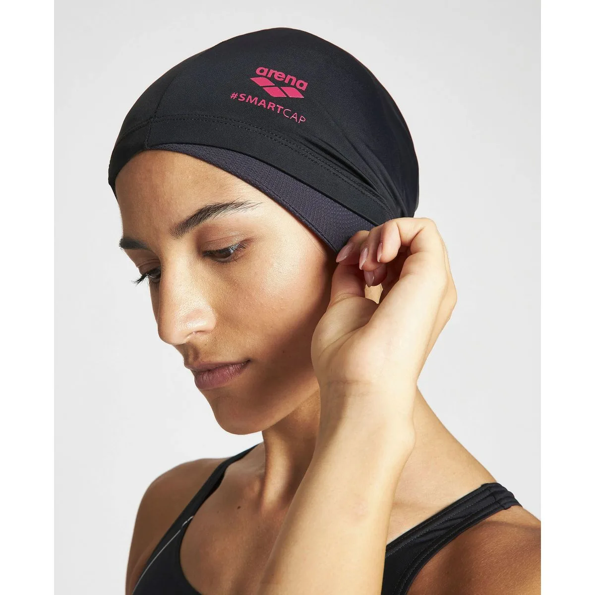 Smartcap Damen Badekappe, schwarz NS