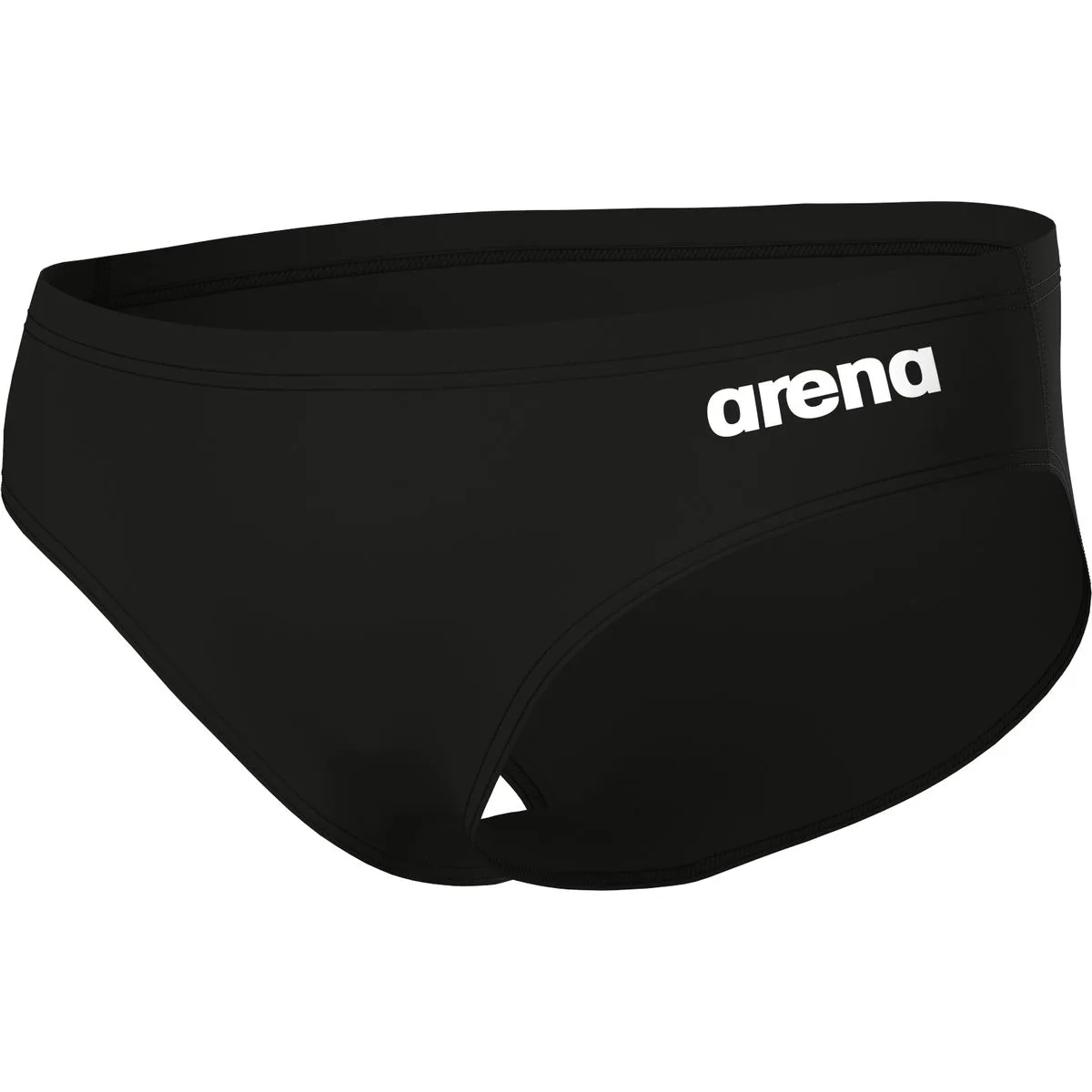 Arena Team Swim Briefs Solid Herren Badehose, schwarz