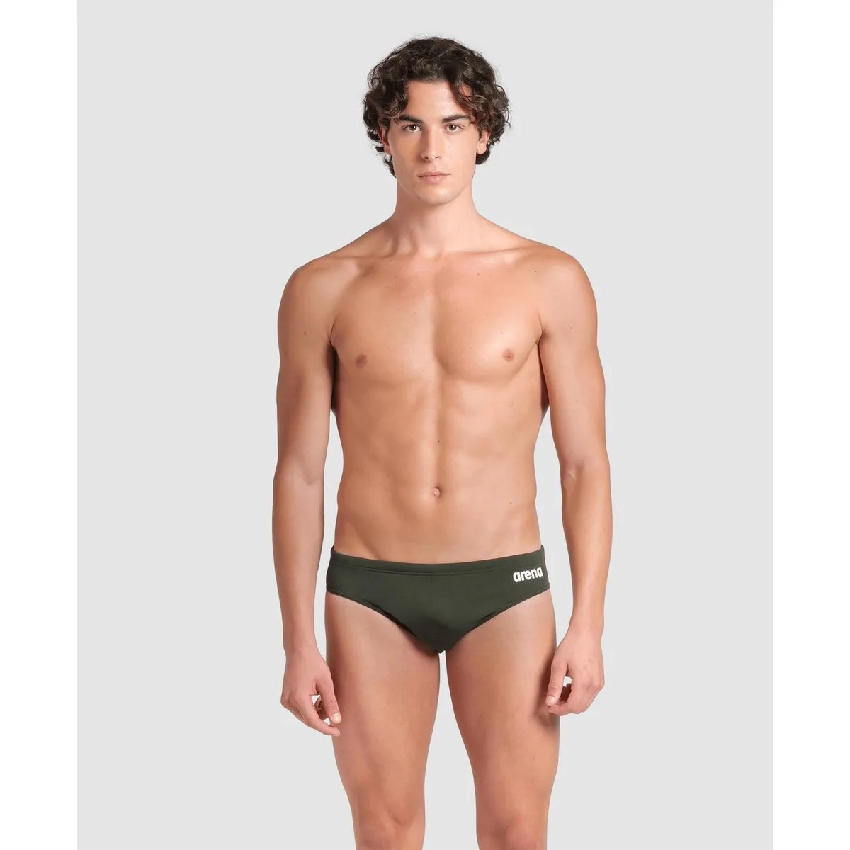 Team Swim Briefs Solid Herren Badehose, grün 7