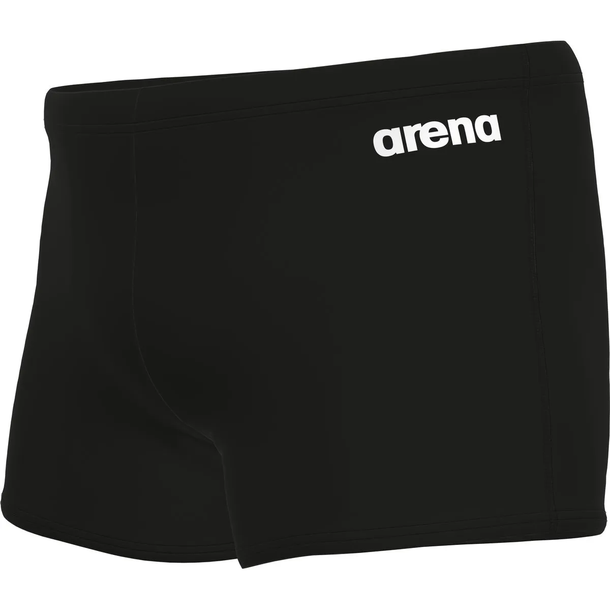 Arena Team Swim Solid Herren Badehose, schwarz