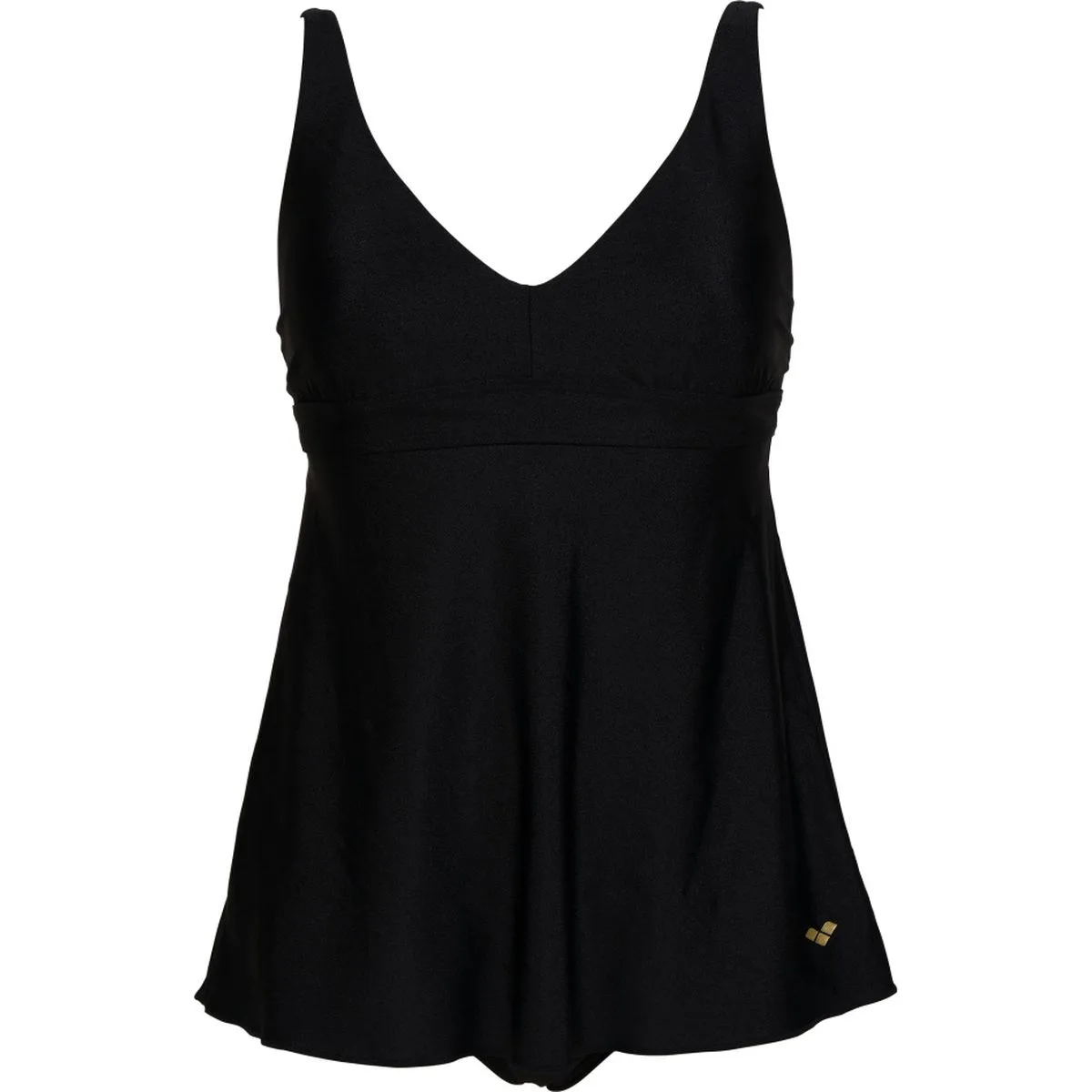 Arena Tankini Solid Damen Badeanzug, schwarz