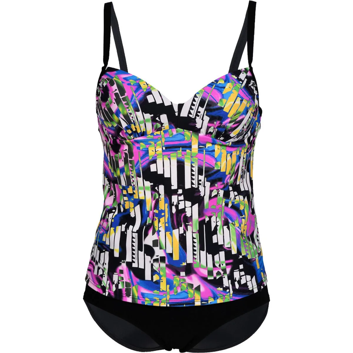 Arena Bodylift Tankini Carolina C-Cup Damen Badeanzug, schwarz