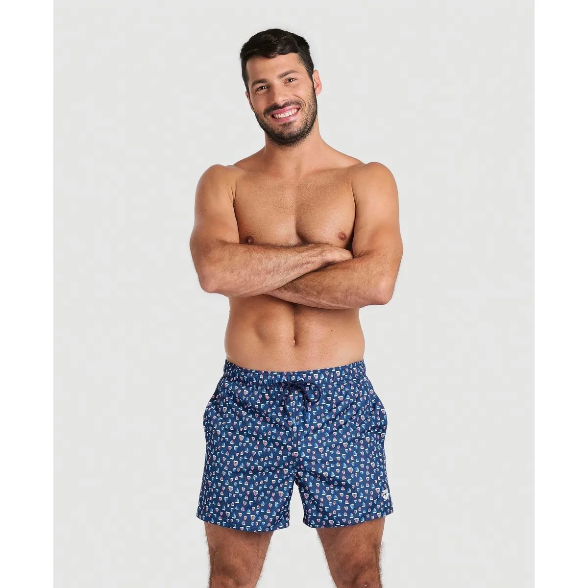 Arena Beach Allover Herren Badehose, blau