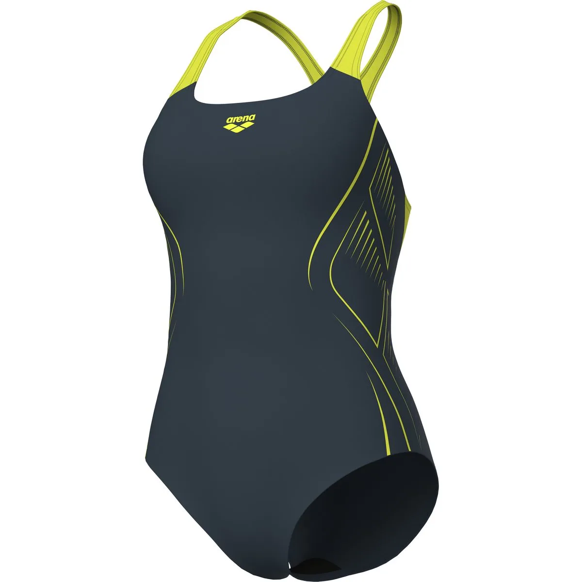 Reflecting Swim Pro Back LB Damen Schwimmanzug, grau 42