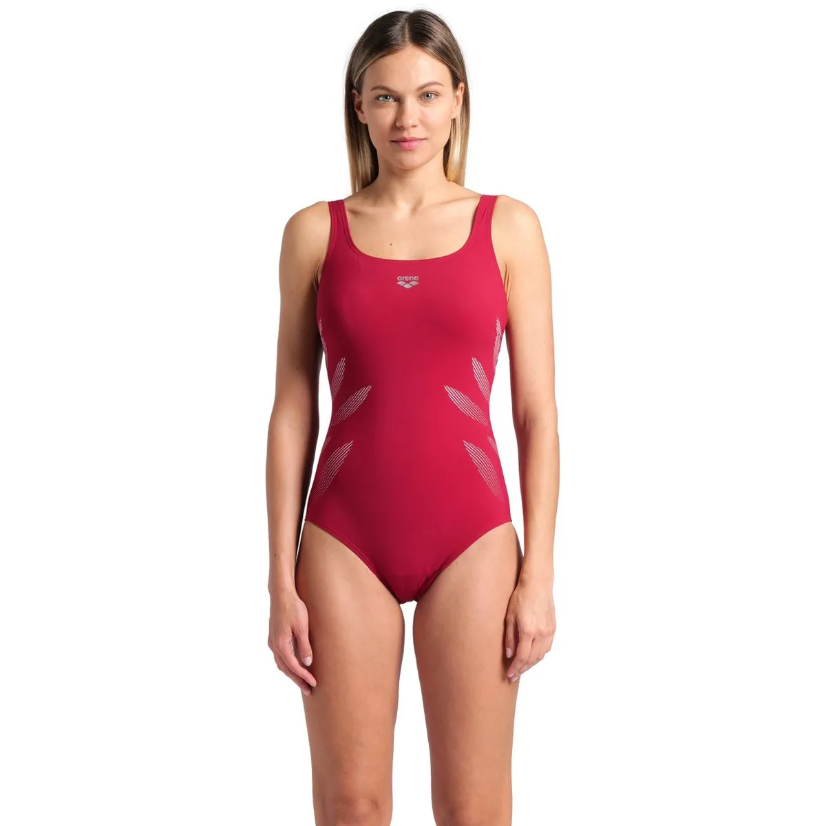 Arena Milena Wing Back C CUP Damen Badeanzug, rot