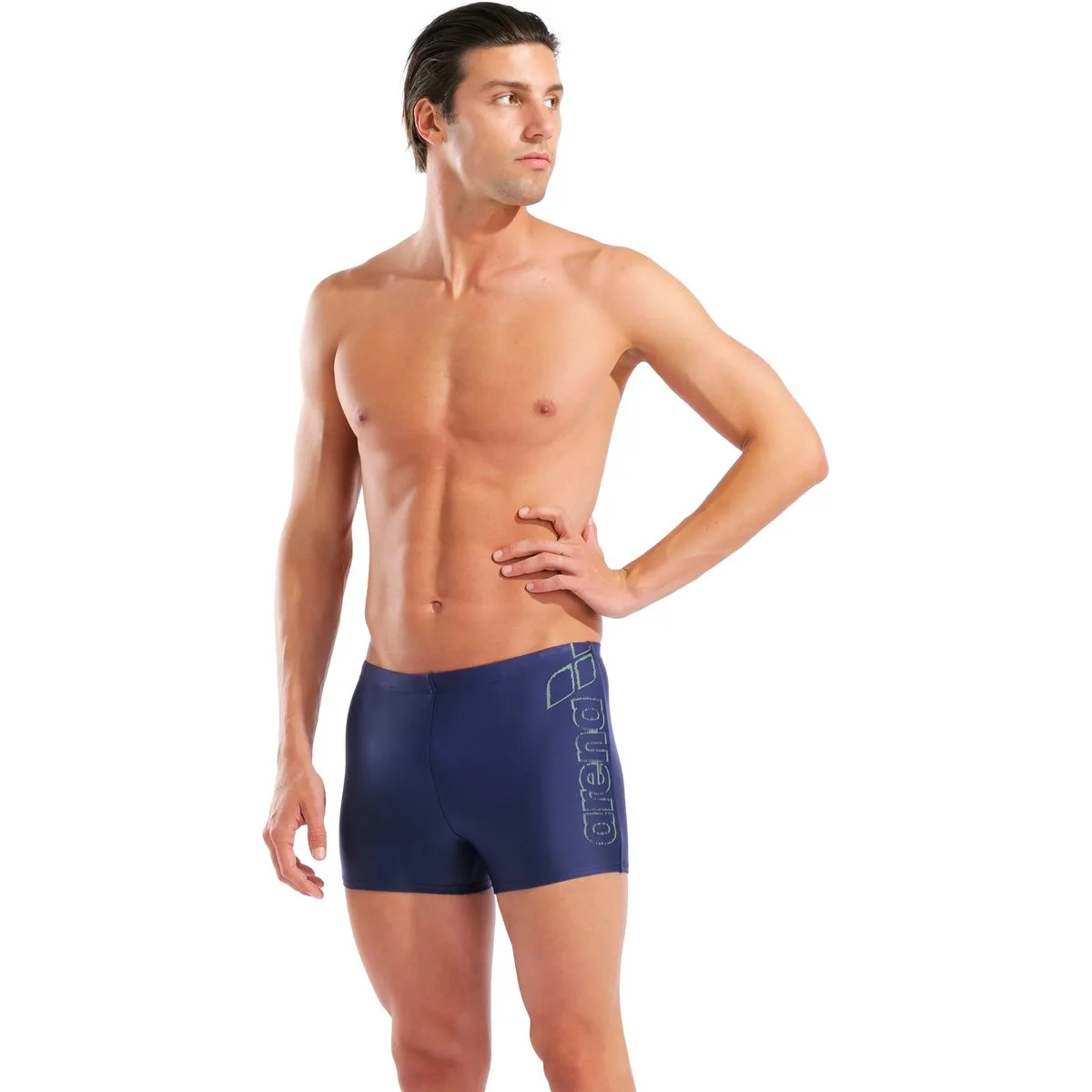 Scratchy Swim Herren Badehose, grün 8