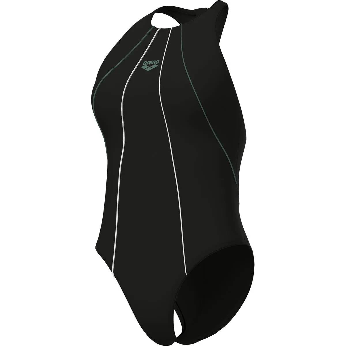 Merydian One Piece Damen Schwimmanzug, schwarz 40