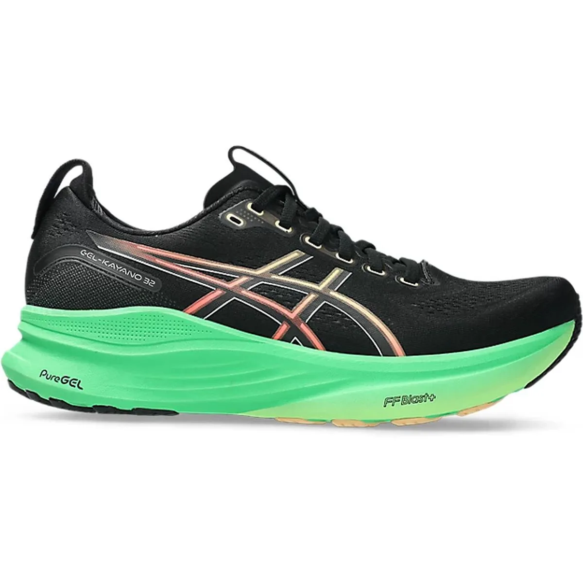 Gel-Kayano 32 Herren Laufschuhe, schwarz, Größe 46 ½ 46 ½