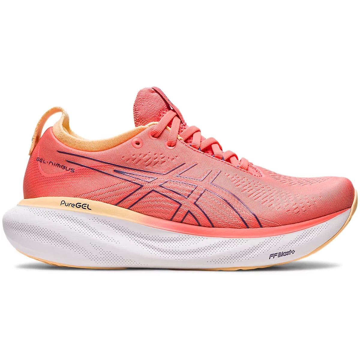 Gel-Nimbus 25 Damen Laufschuhe, rot, Größe 39 ½ 39 ½