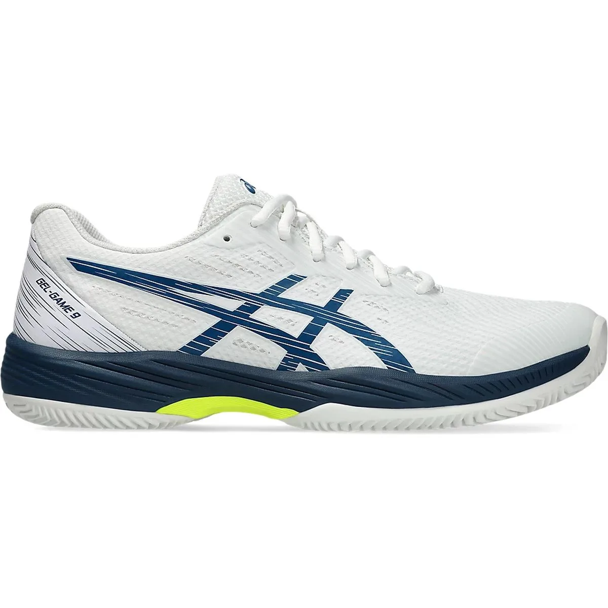Gel-Game 9 Clay/Oc Herren Tennisschuhe, weiß, Größe 45 45