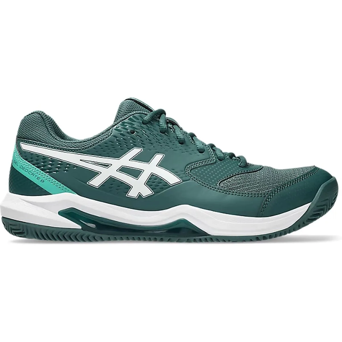 Gel-Dedicate 8 Clay Herren Tennisschuhe, grün, Größe 45 45