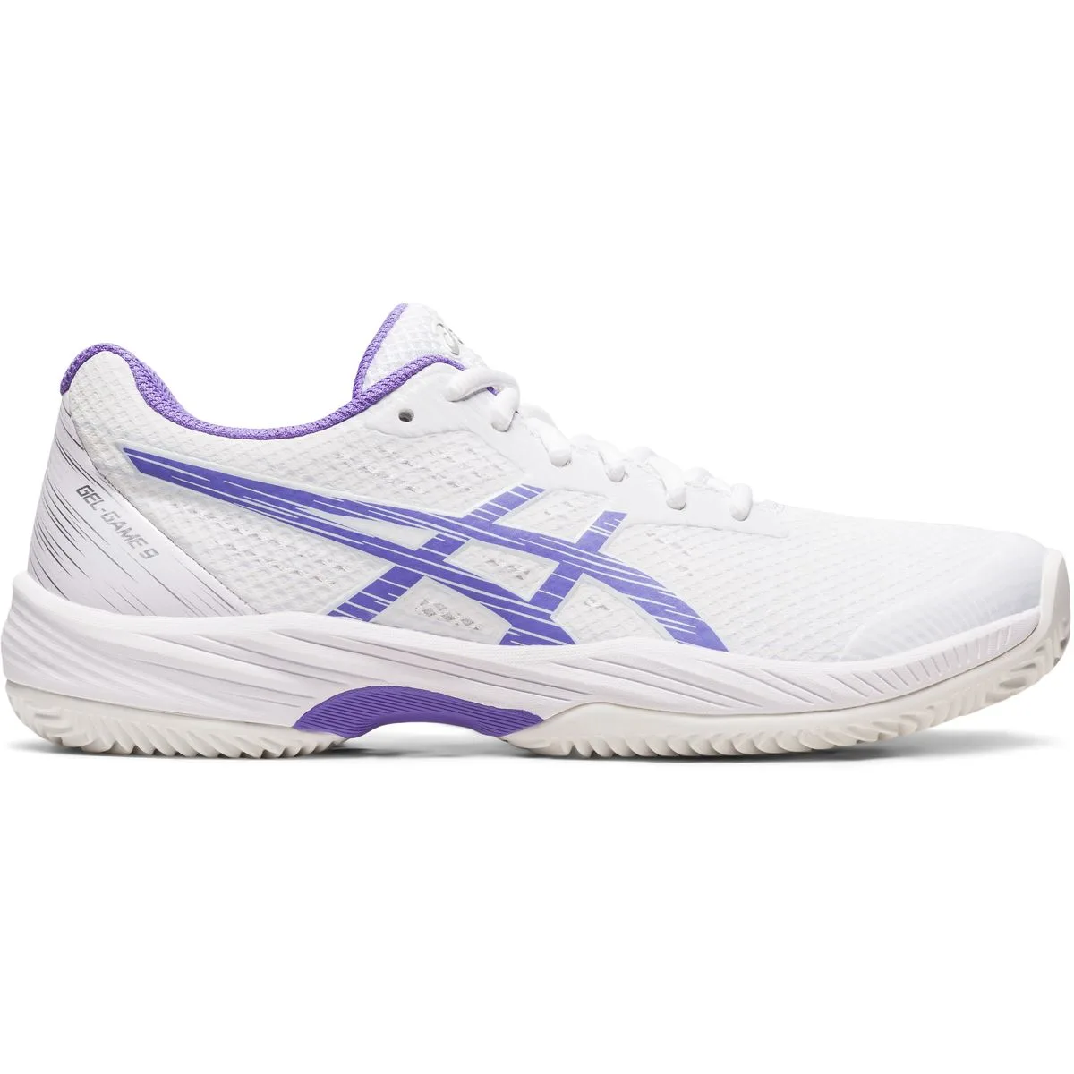 Gel-Game 9 Clay/Oc Damen Tennisschuhe, weiß, Größe 42 ½ 42 ½