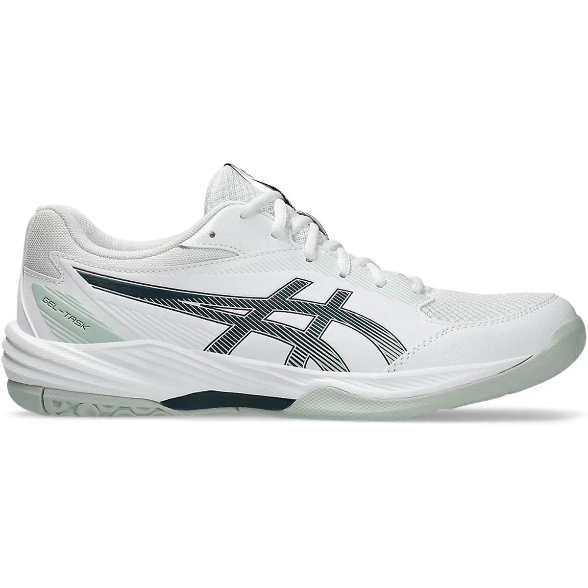 Gel-Task 4 Herren Handballschuhe, weiß, Größe 49 49