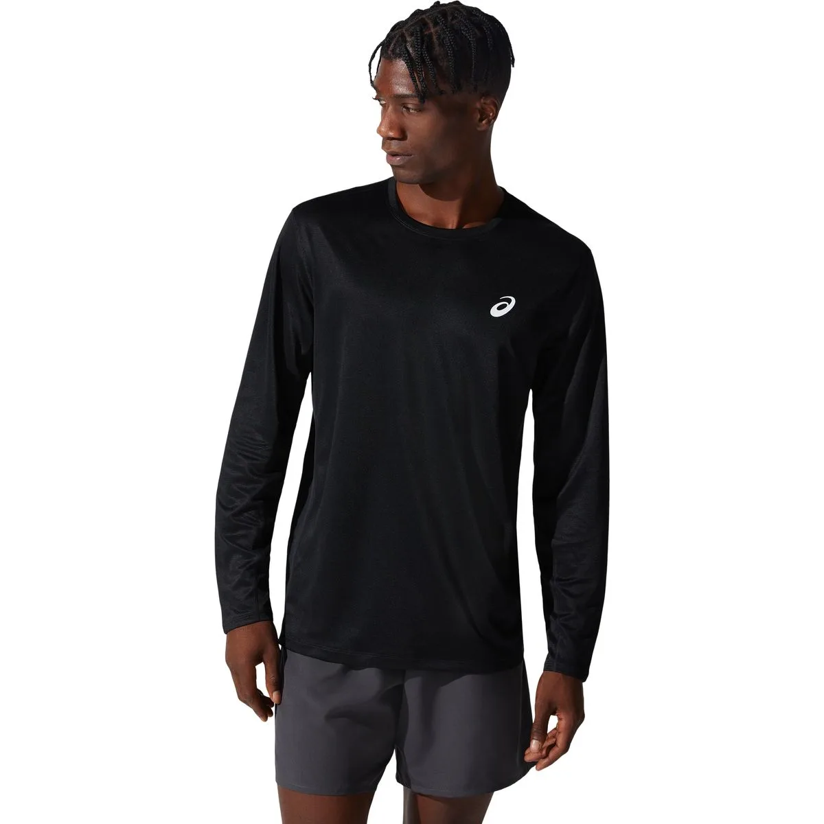 Core Herren Longsleeve, schwarz 2XL