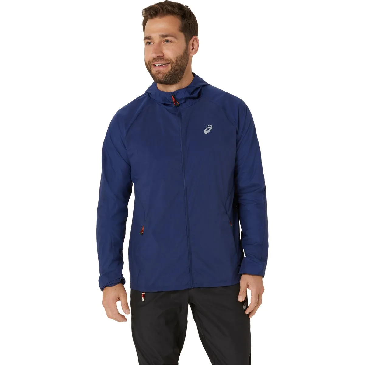 Road Packable Herren Jacke, blau XL