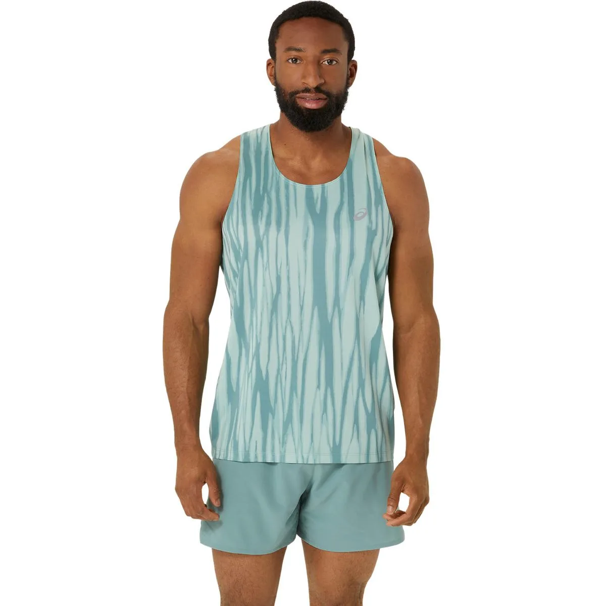 Road All Over Print Singlet Herren Tanktop, blau L