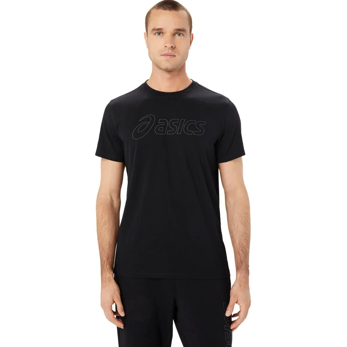 Asics Logo T-Shirt, schwarz L