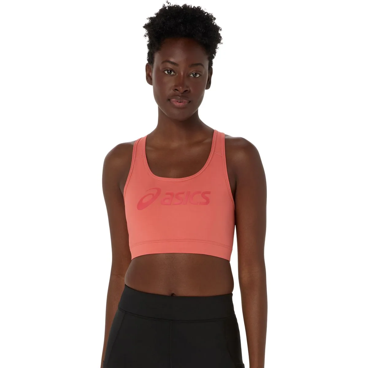 Essential Logo Padless Damen Sport-BH, pink S