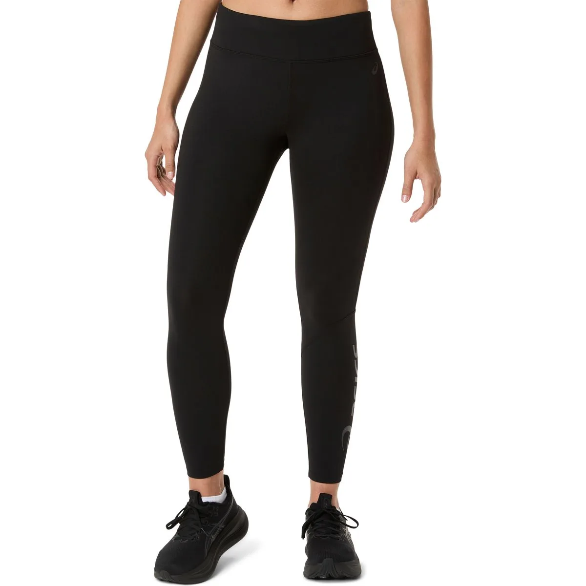 Logo 7/8 Damen Tights, schwarz M