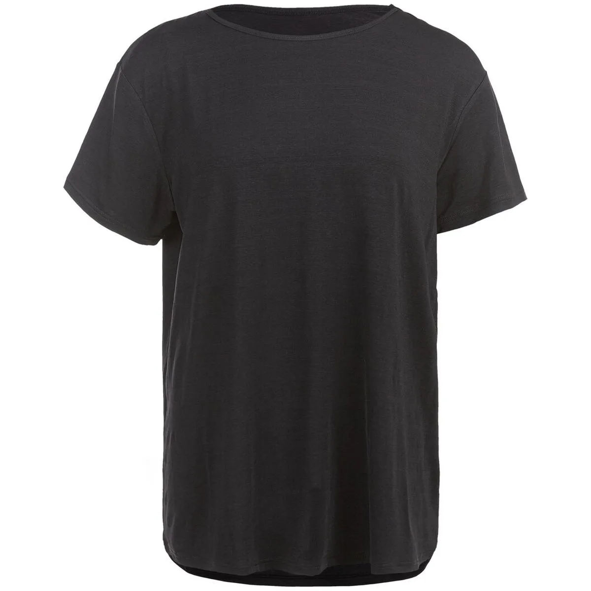Lizzy Slub Damen T-Shirt, schwarz 34