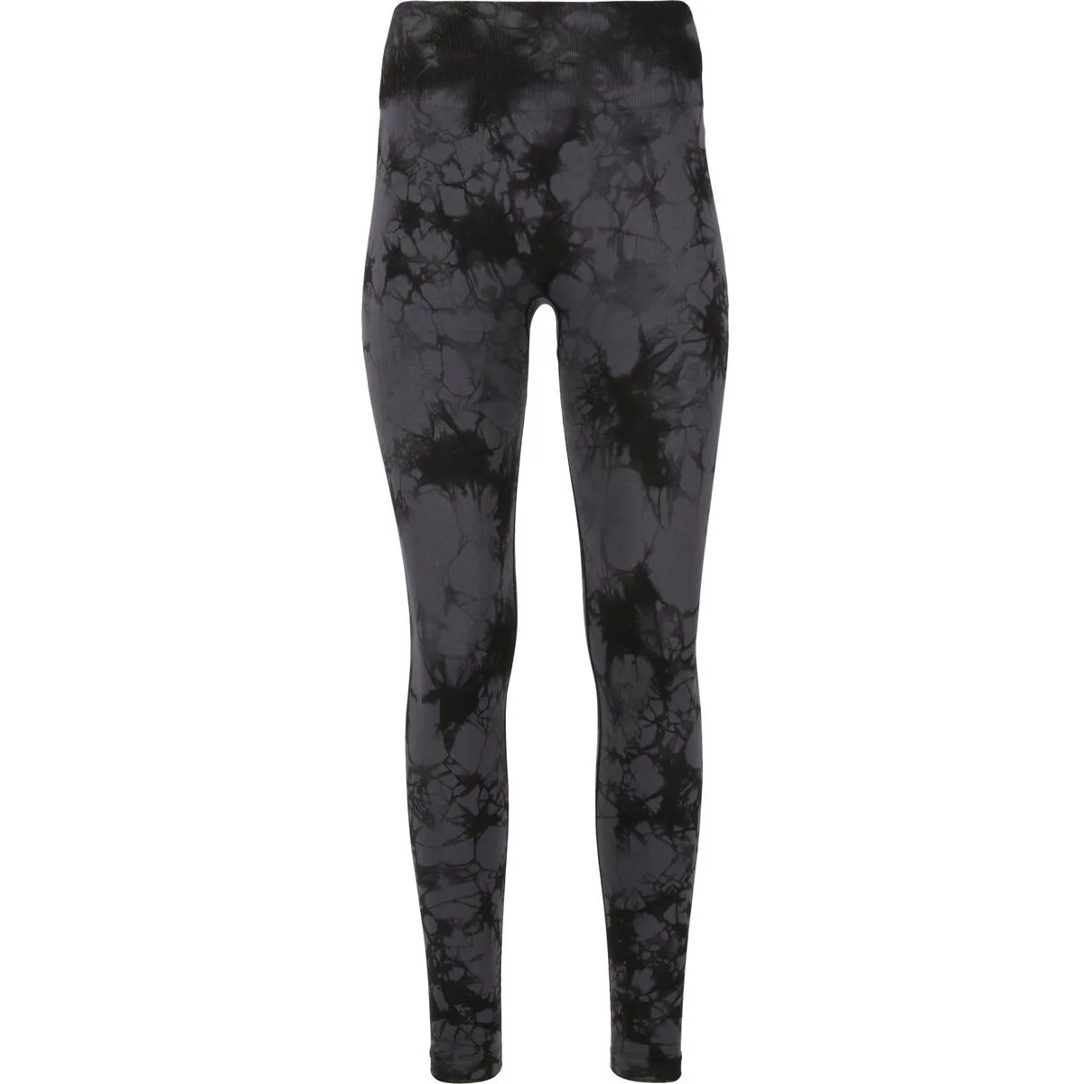 Theresa Tie Dye Seamless Damen Tights, grau S/M
