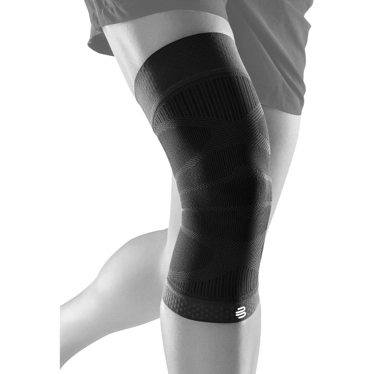 Sports Compression Knee Strümpfe, schwarz M
