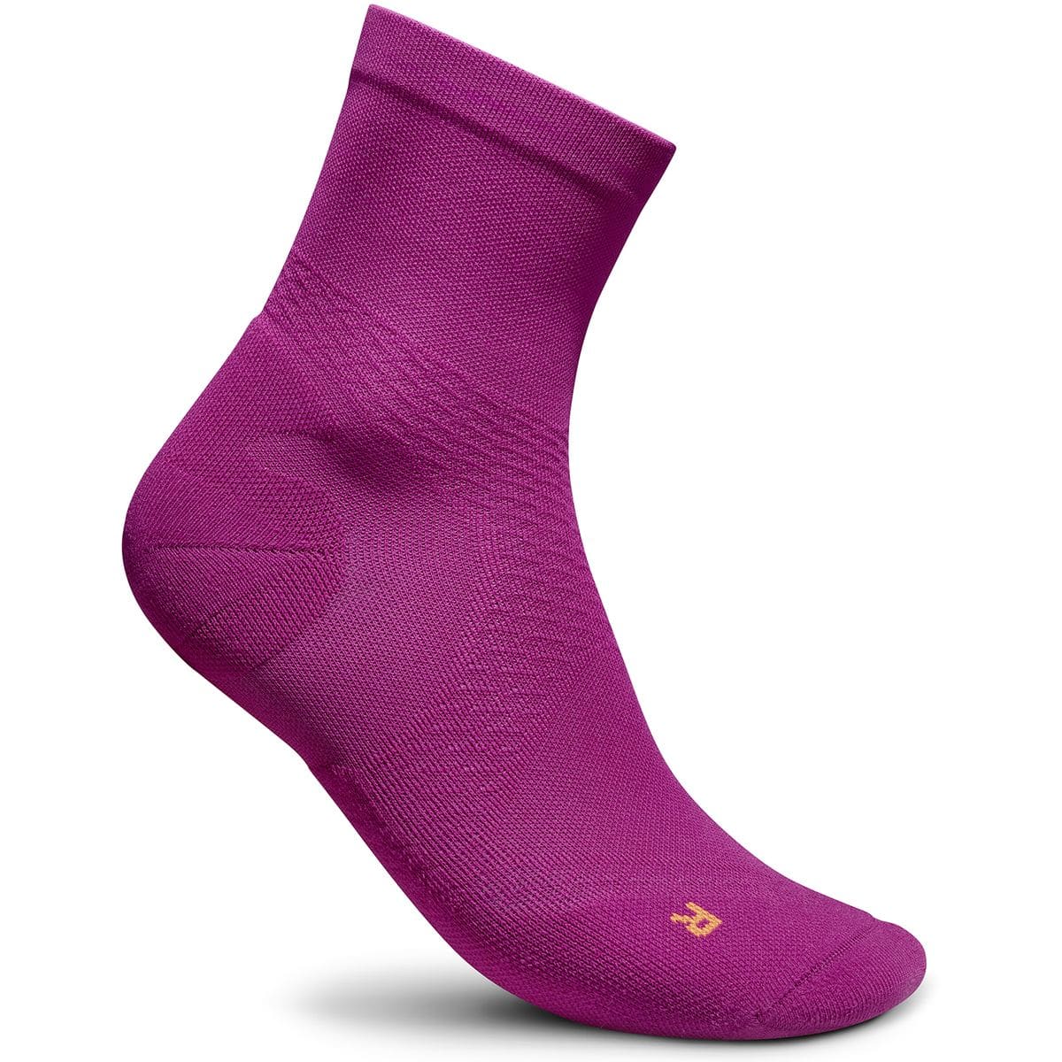 Run Ultralight Mid Cut Damen Socken, rot 35-37