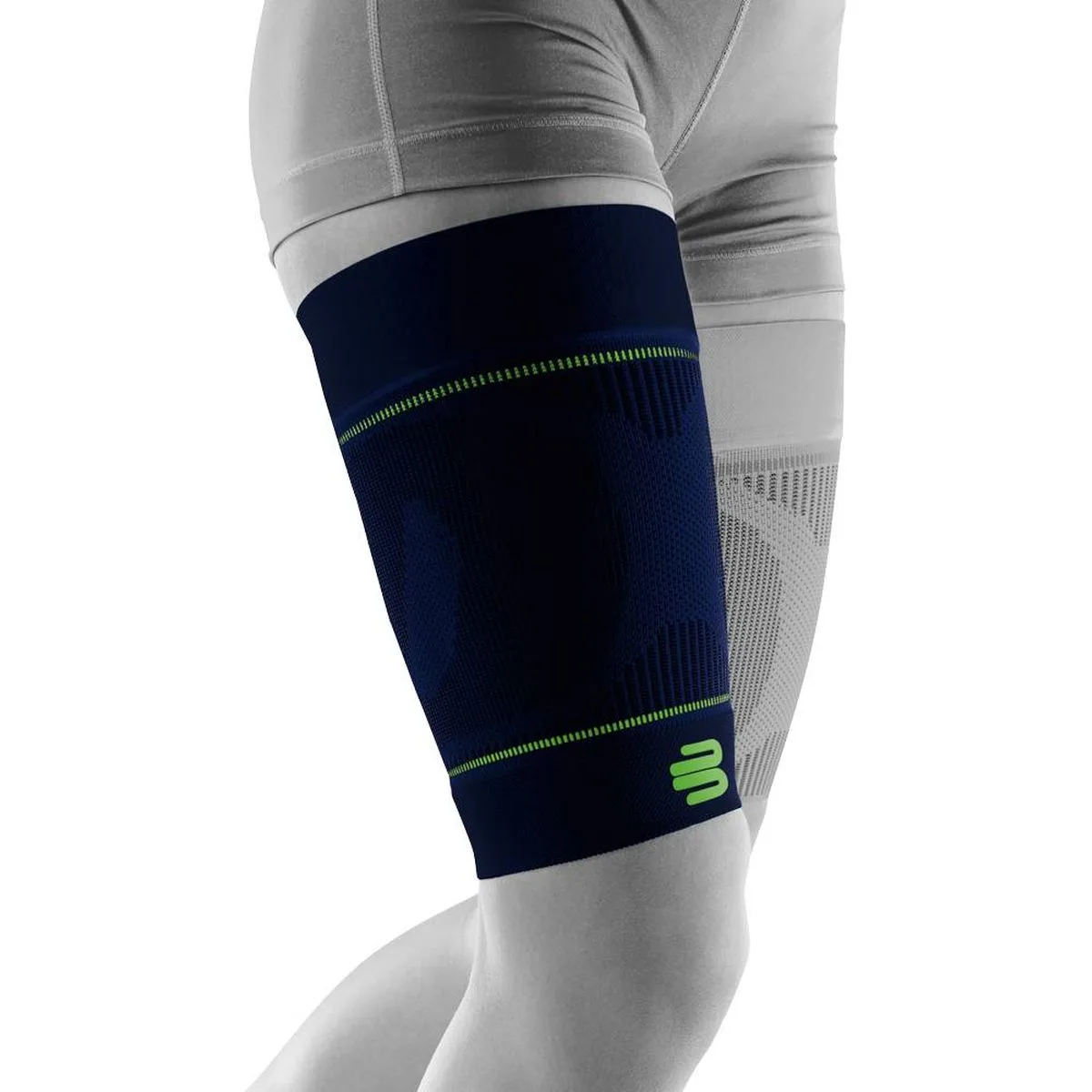 Compression Upper Leg Long Strümpfe, blau XL