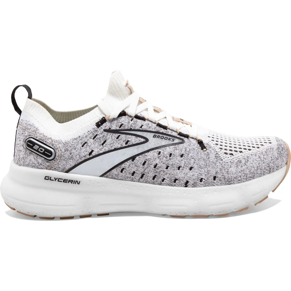 Glycerin StealthFit 20 Damen Laufschuhe, weiß, Größe 38 ½ 38 ½