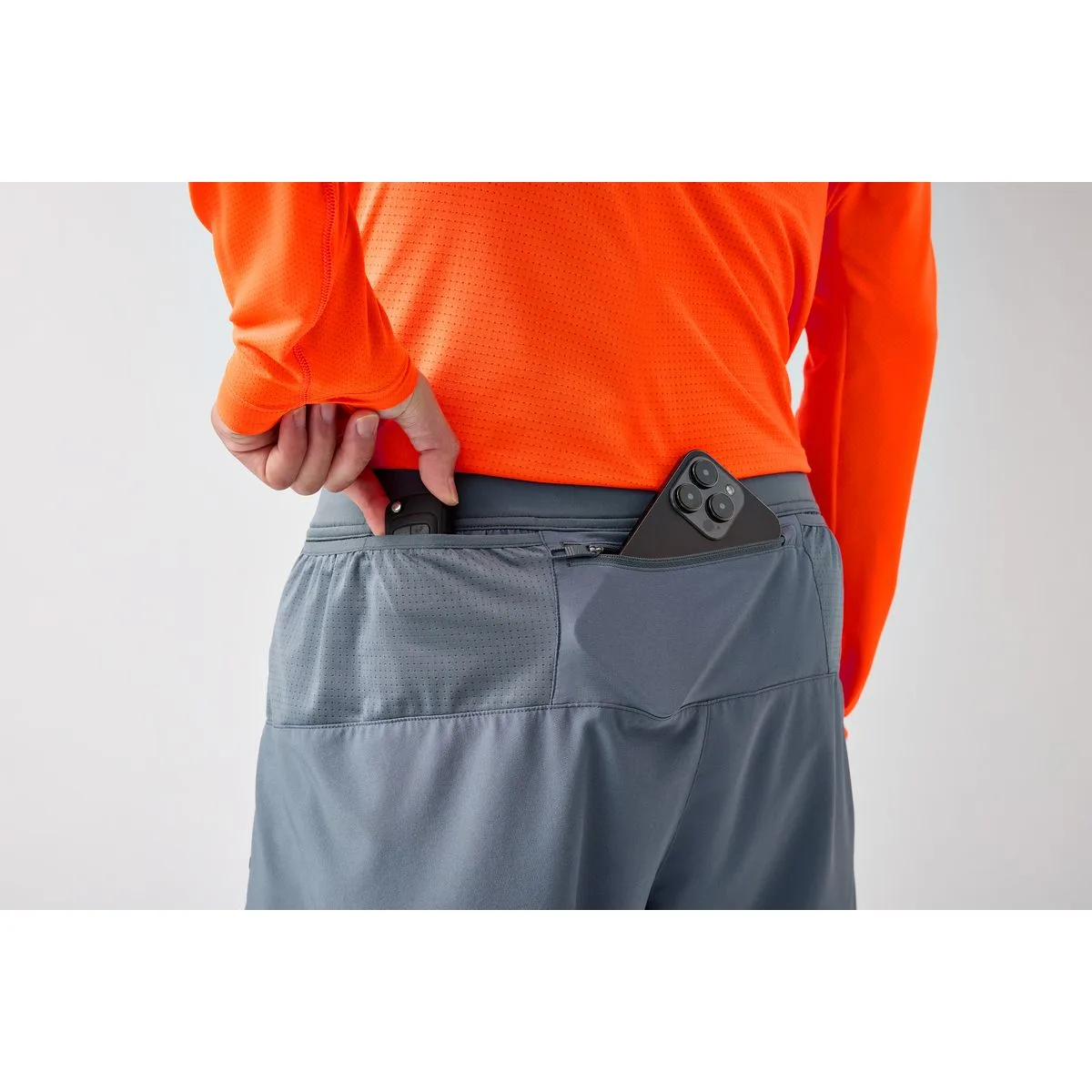 Journey 5" Short Herren Shorts, grau L
