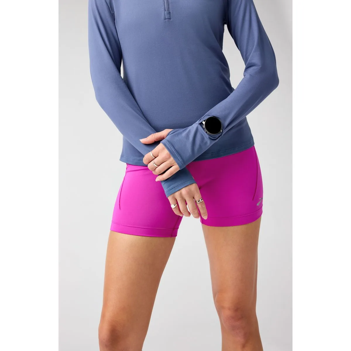 Dash 1/2 Zip 3.0 Damen Longsleeve, blau L