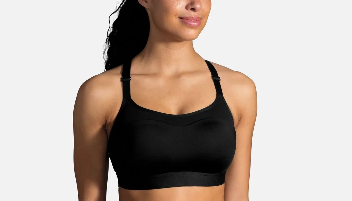 Brooks Dare Racerback Run Bra Damen Sport-BH, schwarz