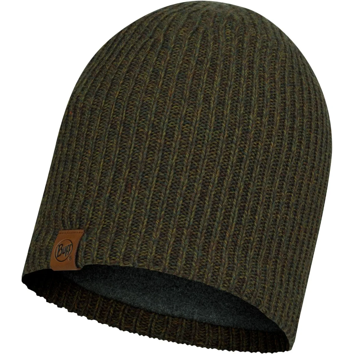 Knitted & Full Fleece Hat Lyne Mütze, braun