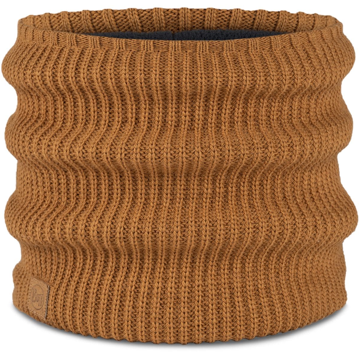 Knitted & Fleece Schal, orange