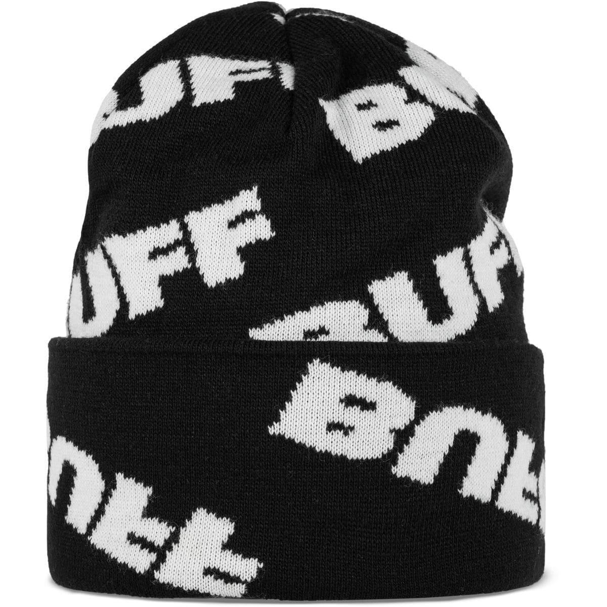 Buff Knitted Mütze, schwarz