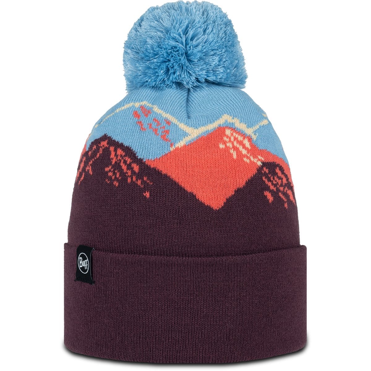 Buff Knitted Mütze, rot